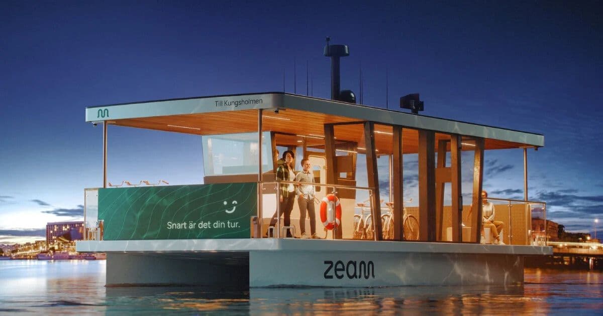 Self-Driving Ferry Launched in Stockholm