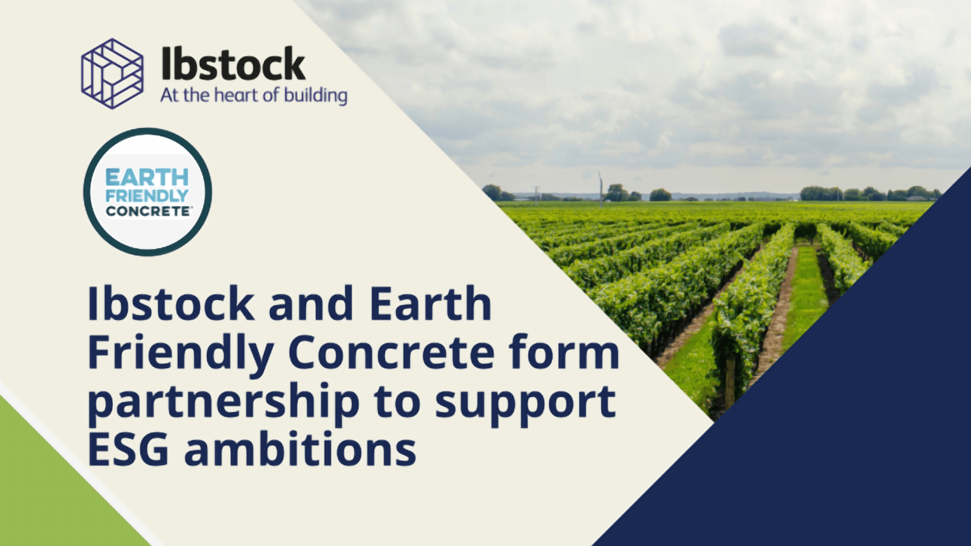 Ibstock and Earth Friendly Concrete Join Forces to Support ESG Aspirations