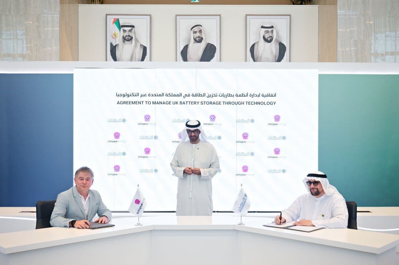 Masdar and Octopus Energy to Handle UK Battery Storage