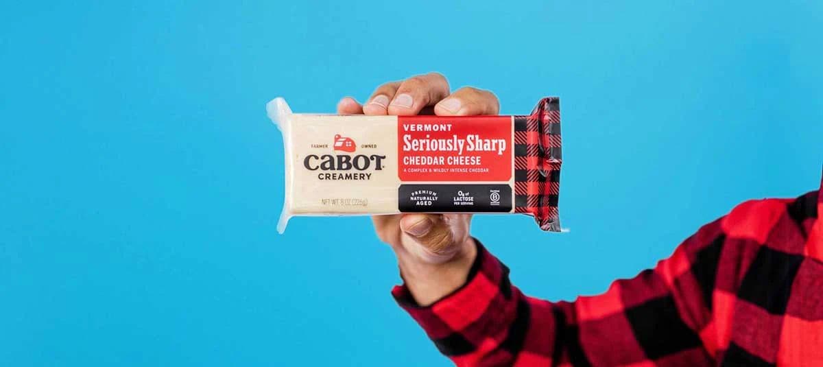 Cabot Creamery's Cheese in Recycled Packaging by Year-End
