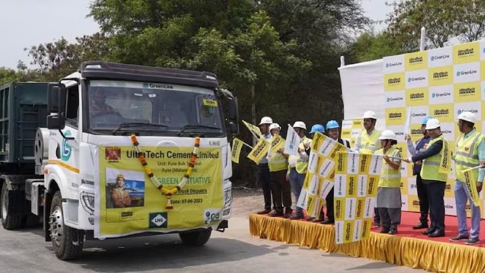 UltraTech's ESG Move: Cement on LNG Trucks